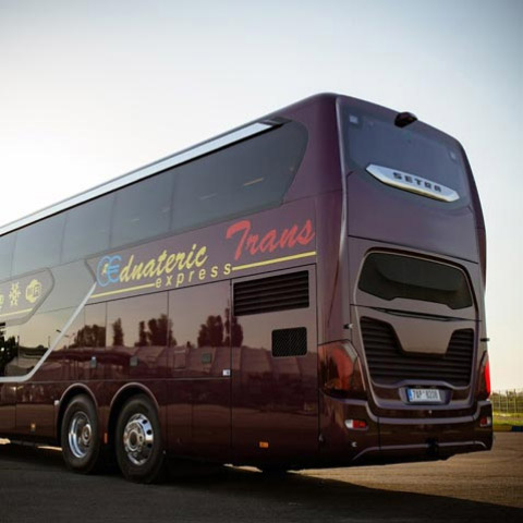 Autocar Ednateric Trans - echipat pentru călătorii lungi, Moldova-Franța, Moldova-Italia