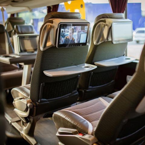 Autocar confortabil Ednateric Trans pentru transport internațional de pasageri Moldova - Franța